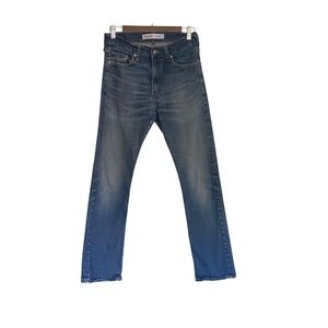 Levi's Signature Straight Jeans Bootcut Blue Mid Rise Stretch Women 8